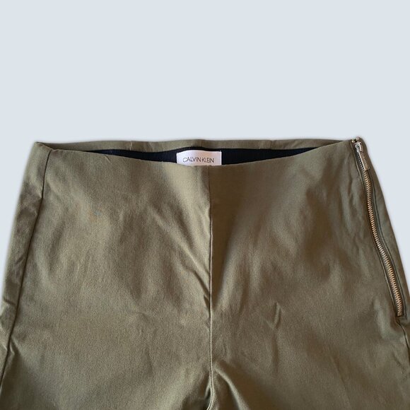 Calvin Klein Slim Trousers Green Pants Size M - Picture 4 of 6